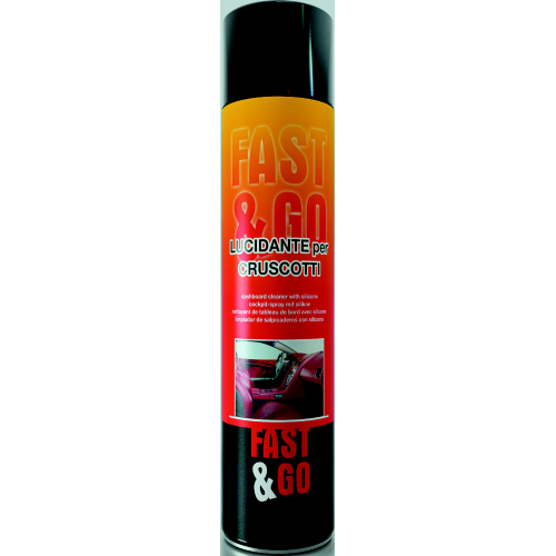 Fast &amp; Go spray 600 ml polishing polish for car dashboards plastic powder