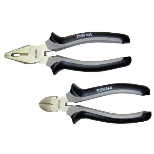 Tekna Pro pinza + tronchese con manici ergonomici in pvc attrezzi lavoro