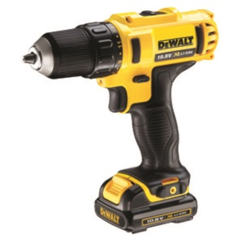 Dewalt DCD710C2 screwdriver drill with 2 lithium batteries 10.8V 1.3AH