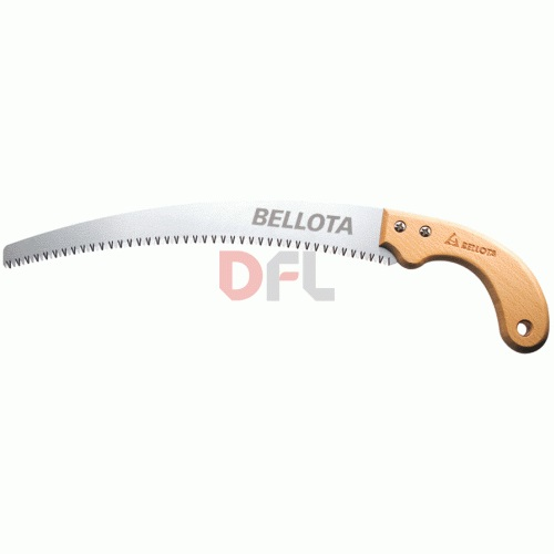 Sierra de podar Bellota 4587/13 con hoja curva 33cm con funda de cuchillo de sierra
