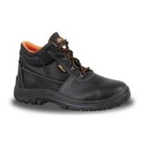 Beta high work safety shoes n 47 in black leather S1P safety