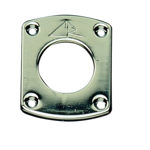 bocchetta semplice cromata CR per serratura di sicurezza bocchette