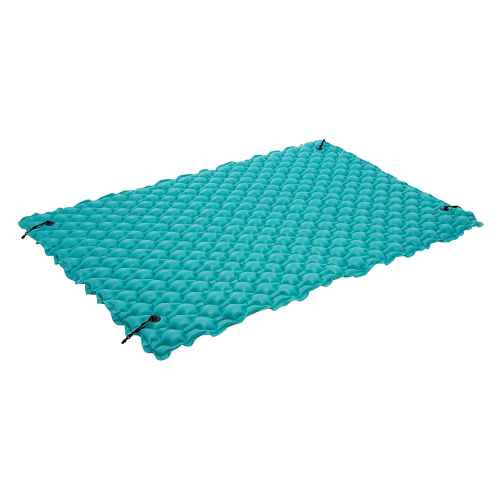 Intex 56841EU riesige schwimmende Matratze 290x226 cm hellblaue Farbe mit PVC-Pads maximales Gewicht 300 kg geeignet für Meer, Pool und See