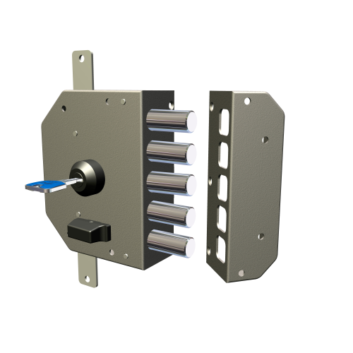 serratura di sicurezza Sx CR 3200 K55 serrature a pompa ad applicare 60 mm