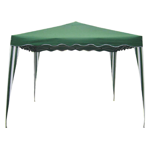 Cenador sumter mt 2x3 en acero y polietileno verde plegable para jardín exterior