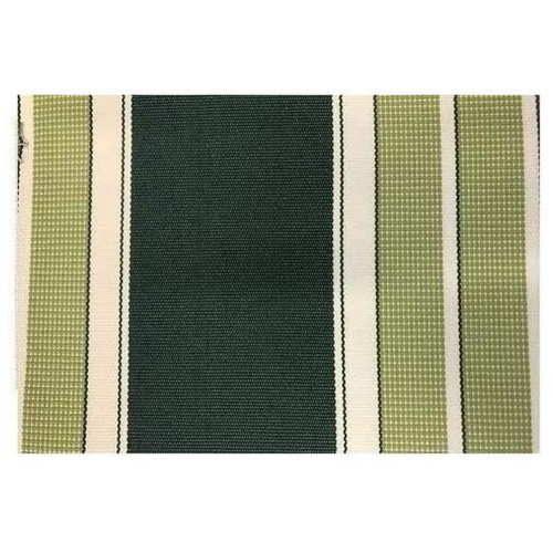 SanGiorgio tenda da sole a barra quadra semicassonata verde/bianca 3x2,5 mt fissaggio a parete