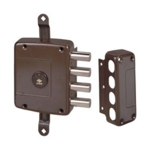 Cisa 57162.60.1 safety lock right right double bit without rods for wooden and iron doors ex art.57120