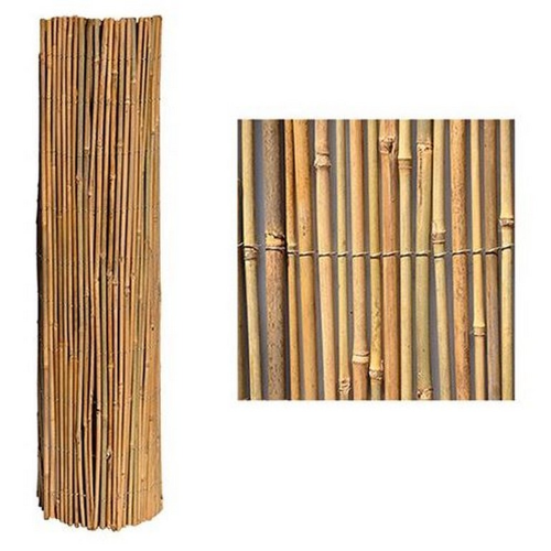 Arella external wire Mister screen in 1x3 mt bamboo canes tied with overlapping metal wire for outdoor garden