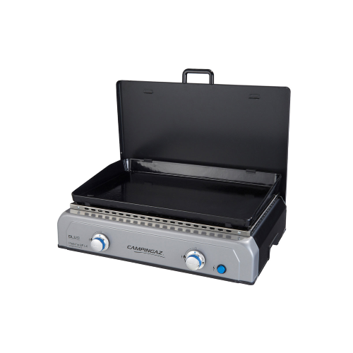 Campingaz Gas barbecue Plancha BF LX 6W 67x52x22 cm cooking surface in enameled cast iron with 2 burners Blue Flame Tecnology