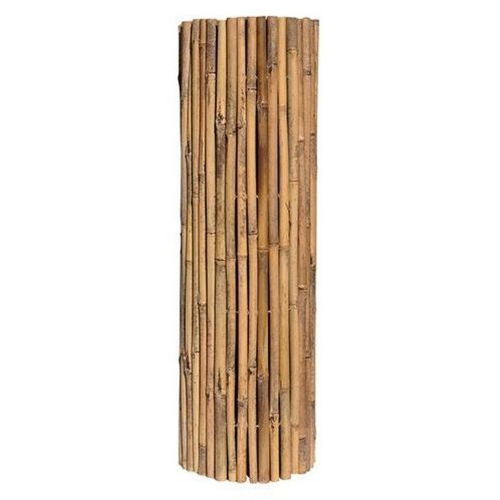 Arella a través de barril Master Biombo en cañas de bambú 2x3 mt encuadernado con alambre pasante para jardín