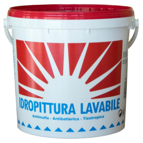 Mapekol 5 lt pittura idropittura lavabile bianco antimuffa inodore antibatterica ottima copertura