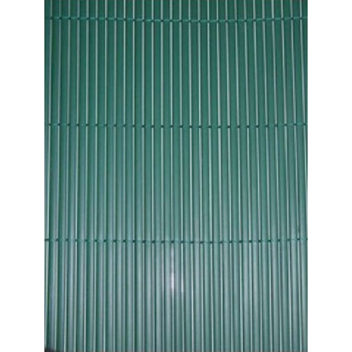 Bambou double arella en PVC tige elliptique 16 mm vert 300x2000 cm pour balcon terrasse jardin extérieur