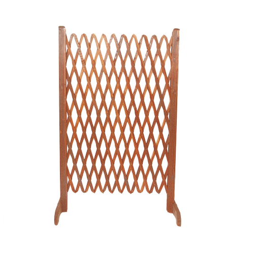 Extendable extendable fence in treated wood 140x120 cm for outdoor garden terrace