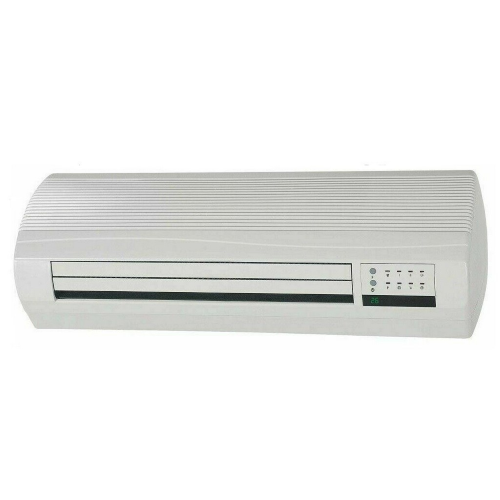 Termoventilatore KPT 2000A-0301R a parete 1000/2000W alette diffusori oscillanti con termostato ambiente timer Window Detective