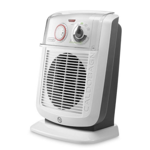 Calentador y ventilación de verano para bañera de hidromasaje DeLonghi 2200 W 3 velocidades con termostato de ambiente y temporizador