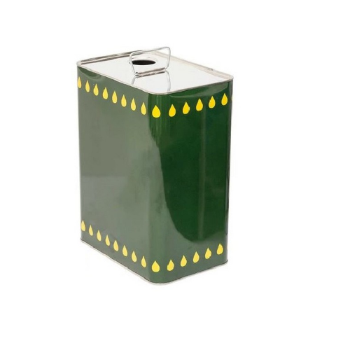 10 lt green sheet oil can without cap accessory tank accessories