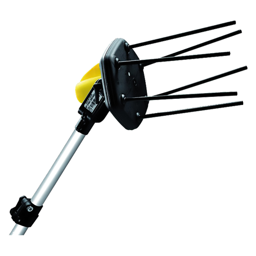 Abbacchiatore elettrico Giulivo Plus movimento conico astine inclinate rotanti per raccolta olive asta telescopica 2,4 > 3,1 mt motore 12V