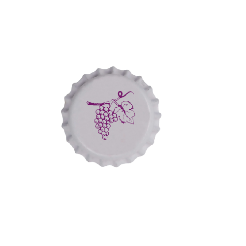 Tapones corona de hojalata ø 26 mm Color uva Paquete de 100 uds para botellas aptas para tapones para ebullición
