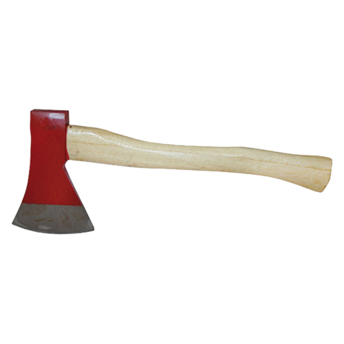 Scure tipo Tirolo 600 gr con manico in legno lunghezza 36,5 cm ascia accetta rossa