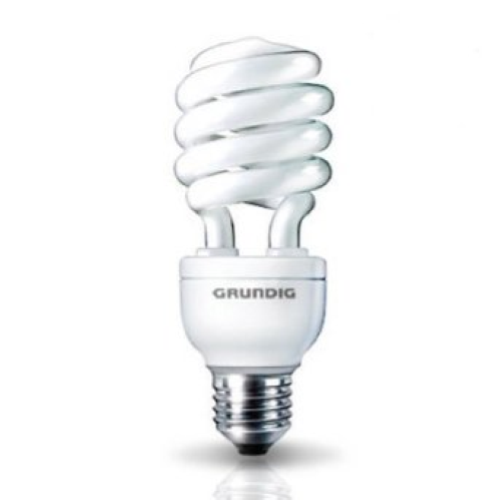 Grundig lampadina risparmio energetico 30W E27 spirale luce bianca fredda