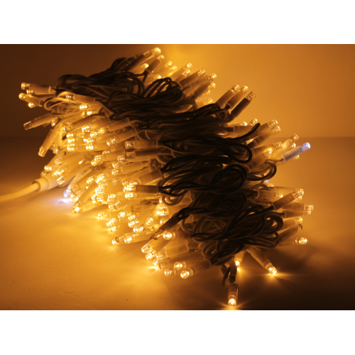 Crylight-Ettroit stringa serie luci di Natale a led bianco caldo catena con flash ghiaccio per esterno IP44 professionale e certificato