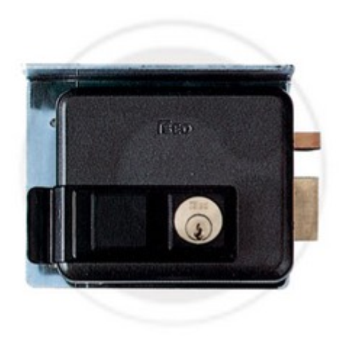 Iseo 5250.10.70.5 electric lock with 70 mm button for roof gates