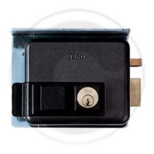 Iseo 5250.20.50.5 electric lock with 50 mm button for roof gates