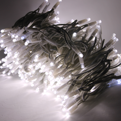 Crylight-Ettroit stringa serie luci di Natale a led bianco freddo catena con flash ghiaccio per esterno IP44 professionale e certificato