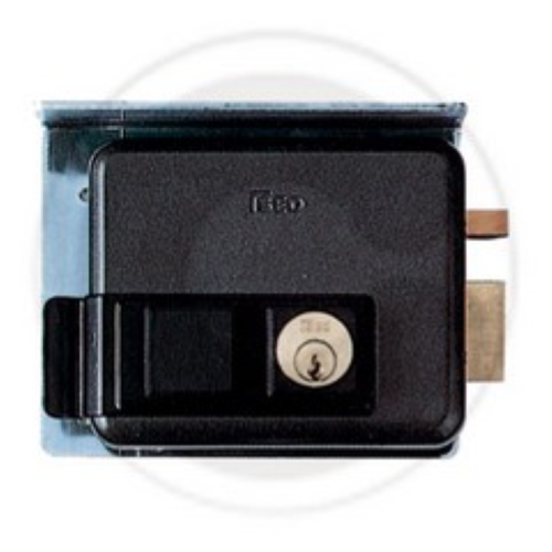 Iseo 5250.20.80.5 electric lock with 80 mm button for roof gates