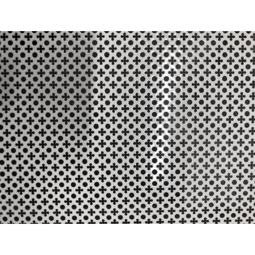 2 sqm perforated sheet in white aluminum to cover radiators, stoves and fireplaces