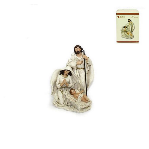 Statuette Gruppe Krippe Bethlehem h 21 cm für Weihnachtsdekoration Heimtextilien