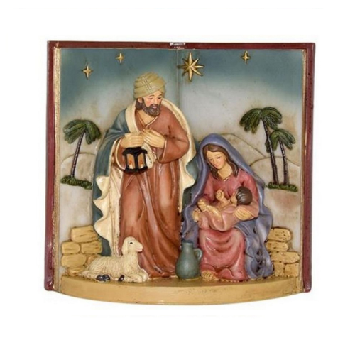 Presepe natività Due Esse betlem a libro 17 cm decorazione addobbi natalizi