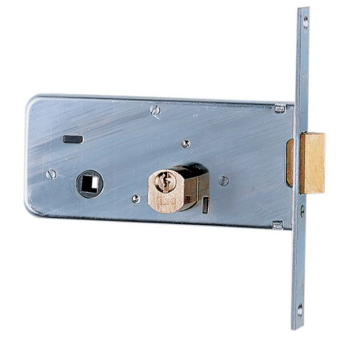 Iseo 712.60.1 horizontal mortise lock for 16 mm front profiles
