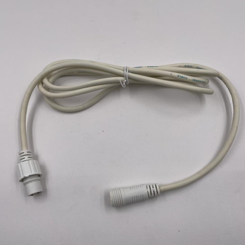Câble d'extension de lumières de Noël de 2 mètres de long avec connecteurs M / F mâle femelle pour chaînes de rideaux Luccika et Koem