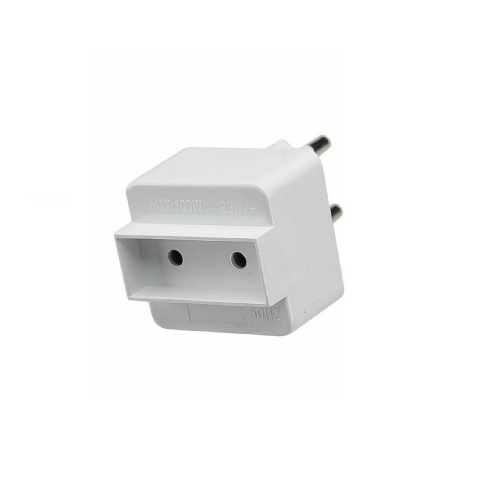 Wisdom spina con presa ad intermittenza passo stretto 10A 220-230V per luci di Natale massimo 100W da usare all'interno 