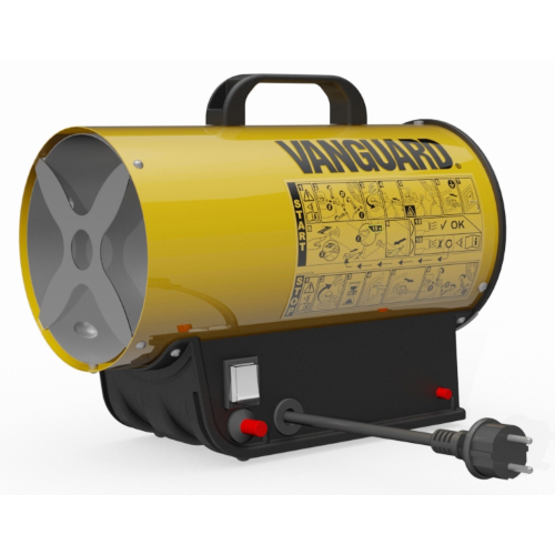Vanguard VG GAS11 10 Kw LPG gas hot air generator portable cannon for workshops sheds greenhouses stables Made in Italy