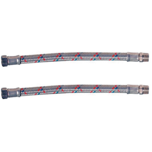 anti-vibration water hose 50 cm MF 3/4 "connection in galvanized steel