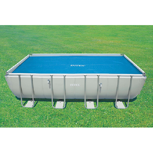 Couverture de piscine thermale 488 x 244 cm art. 28029 pour piscines rectangulaires avec cadre 160 microns 150 gr/m2