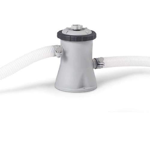 Intex 28602 pompa di filtraggio 1250 lt/h per piscine con ø da 244 a 305 cm filtro a cartuccia grigio/nero