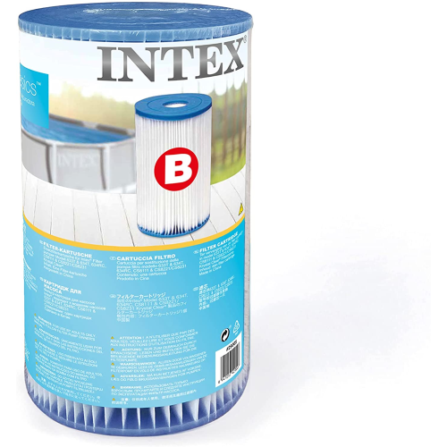 Intex 29005 Ersatzkartusche B für Poolpumpenfilter vom großen Typ