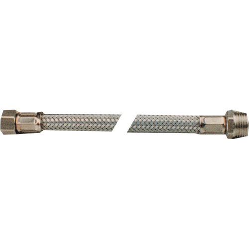 30 cm extended flexible hose M 1/2 "F 3/8" stainless steel connection