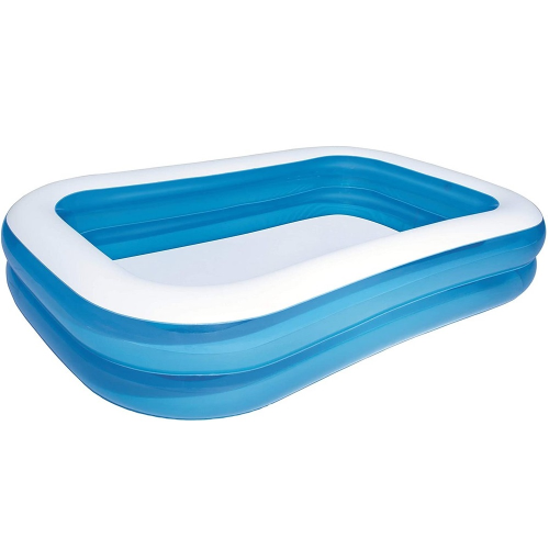 Bestway 54006B inflatable rectangular above ground pool 262x175x51 cm with two rings for children