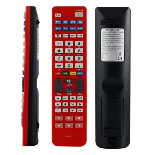 Telecomando universale E885 8:1 per 8 dispositivi TV VCR SAT/CBL DVD AUX