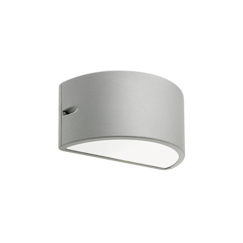 Sovil applique lampada plafoniera Umbe 60W E27 Alluminio tipo chiuso cm25x12x13,2 IP44