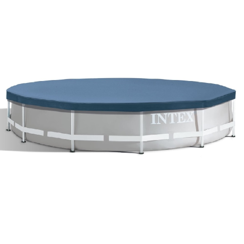 Bâche de couverture Intex 28031 pour piscine Ø 366 cm avec cadre de couverture de piscine ronde