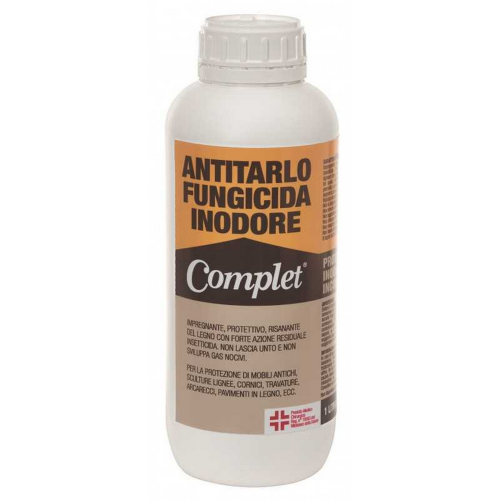 Antitarlo Complet 1 Lt fungicida inodore incolore per legno tarlo tarme protettivo