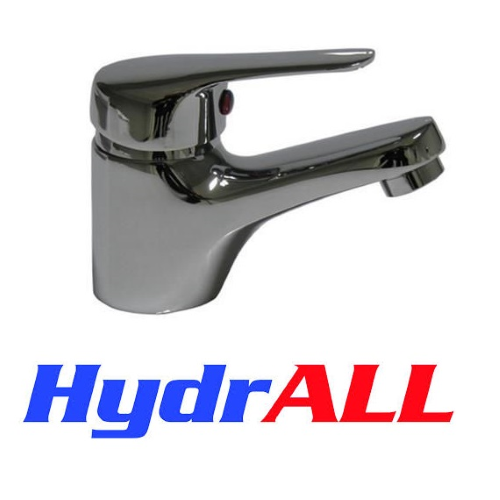 Hydrall serie Ines rubinetto miscelatore monocomando per lavabo acciaio
