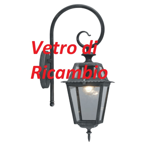 ricambio vetro vetrino grande per lanterna lanterne Milano vetri