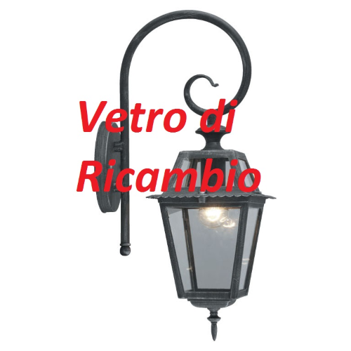 ricambio vetro vetrino piccolo per lanterna lanterne mod Milano