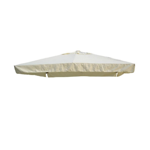 Ricambio telo top di copertura ecrù per ombrellone Maxima Alu 3x4 mt braccio decentrato